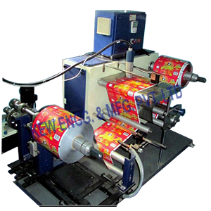 Industrial Inkjet Printer With Winding Rewinding Machine